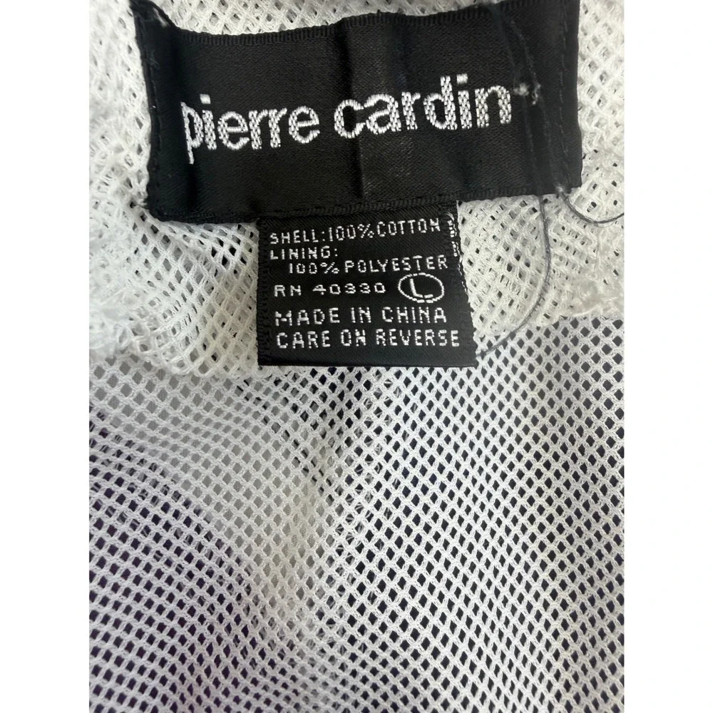 Vintage Pierre Cardin Swim Trunks Mens L Purple Teal Colorblock 80s 90s Retro